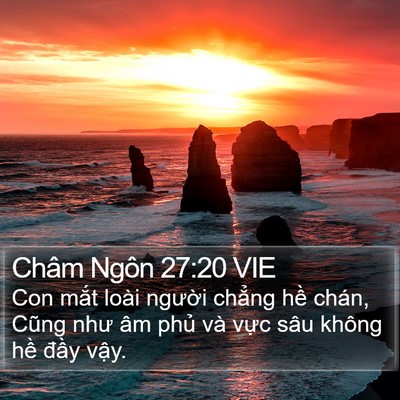 Châm Ngôn 27:20 VIE Bible Verse Image