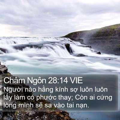 Châm Ngôn 28:14 VIE Bible Verse Image