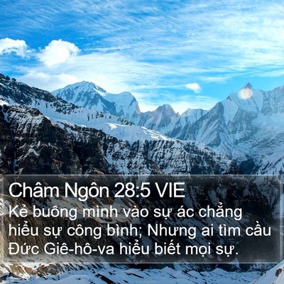 Châm Ngôn 28:5 VIE Bible Verse Image