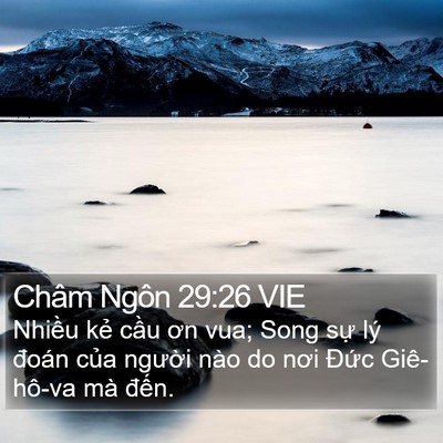 Châm Ngôn 29:26 VIE Bible Verse Image