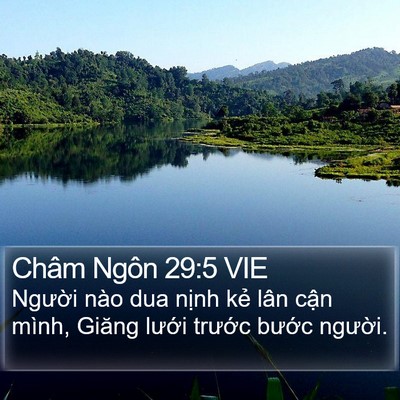 Châm Ngôn 29:5 VIE Bible Verse Image