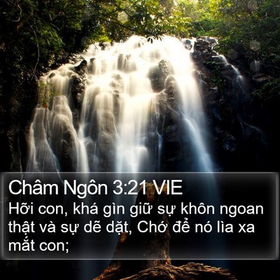 Châm Ngôn 3:21 VIE Bible Verse Image