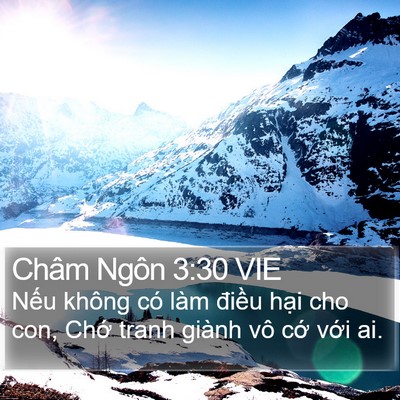 Châm Ngôn 3:30 VIE Bible Verse Image