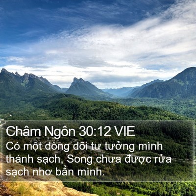 Châm Ngôn 30:12 VIE Bible Verse Image