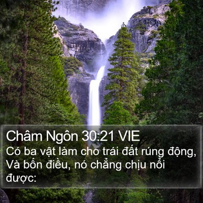 Châm Ngôn 30:21 VIE Bible Verse Image