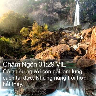 Châm Ngôn 31:29 VIE Bible Verse Image