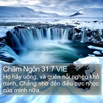Châm Ngôn 31:7 VIE Bible Verse Image