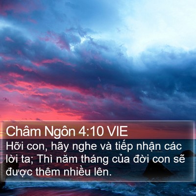 Châm Ngôn 4:10 VIE Bible Verse Image