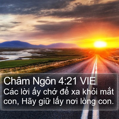 Châm Ngôn 4:21 VIE Bible Verse Image