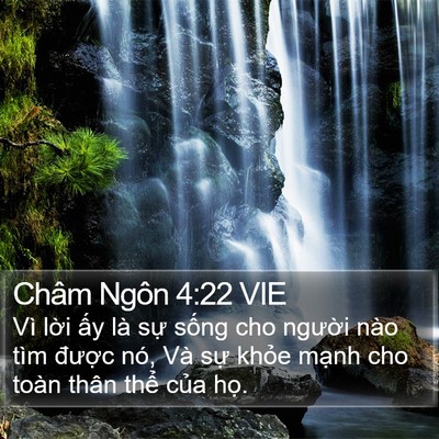 Châm Ngôn 4:22 VIE Bible Verse Image