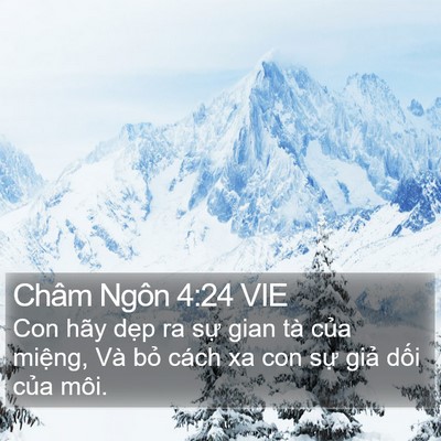 Châm Ngôn 4:24 VIE Bible Verse Image