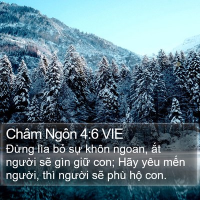 Châm Ngôn 4:6 VIE Bible Verse Image