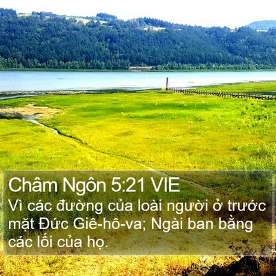 Châm Ngôn 5:21 VIE Bible Verse Image