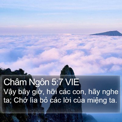 Châm Ngôn 5:7 VIE Bible Verse Image