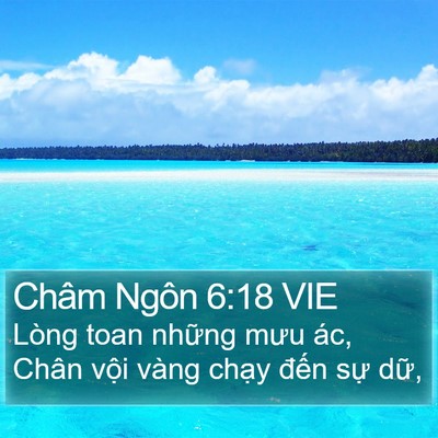 Châm Ngôn 6:18 VIE Bible Verse Image