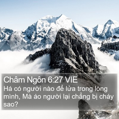 Châm Ngôn 6:27 VIE Bible Verse Image