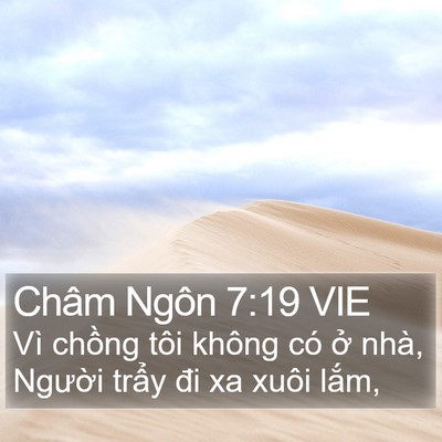 Châm Ngôn 7:19 VIE Bible Verse Image