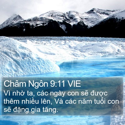 Châm Ngôn 9:11 VIE Bible Verse Image