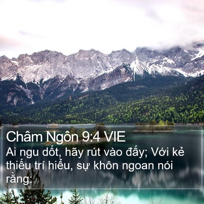 Châm Ngôn 9:4 VIE Bible Verse Image