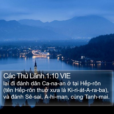 Các Thủ Lãnh 1:10 VIE Bible Verse Image