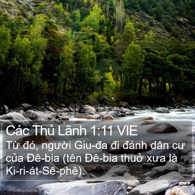 Các Thủ Lãnh 1:11 VIE Bible Verse Image
