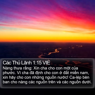 Các Thủ Lãnh 1:15 VIE Bible Verse Image