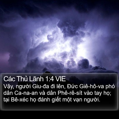 Các Thủ Lãnh 1:4 VIE Bible Verse Image