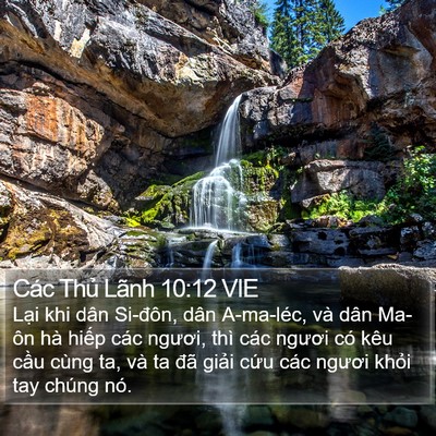 Các Thủ Lãnh 10:12 VIE Bible Verse Image