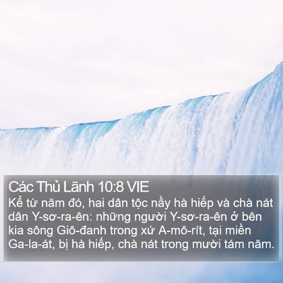 Các Thủ Lãnh 10:8 VIE Bible Verse Image