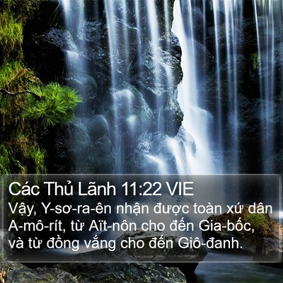 Các Thủ Lãnh 11:22 VIE Bible Verse Image