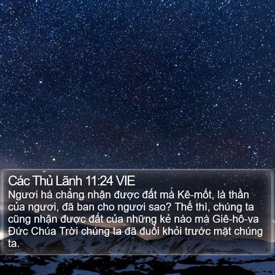 Các Thủ Lãnh 11:24 VIE Bible Verse Image