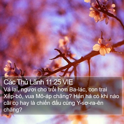 Các Thủ Lãnh 11:25 VIE Bible Verse Image