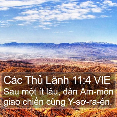 Các Thủ Lãnh 11:4 VIE Bible Verse Image