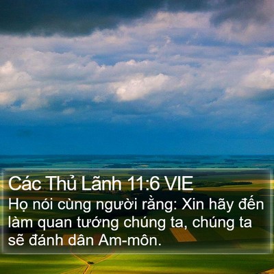 Các Thủ Lãnh 11:6 VIE Bible Verse Image