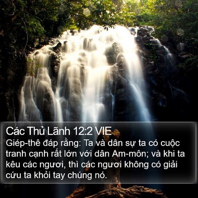 Các Thủ Lãnh 12:2 VIE Bible Verse Image