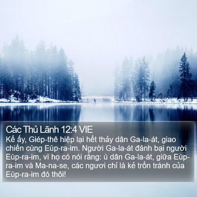 Các Thủ Lãnh 12:4 VIE Bible Verse Image