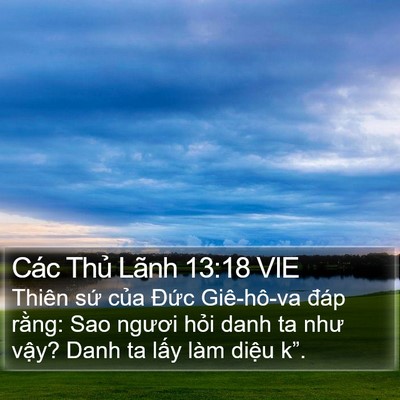 Các Thủ Lãnh 13:18 VIE Bible Verse Image