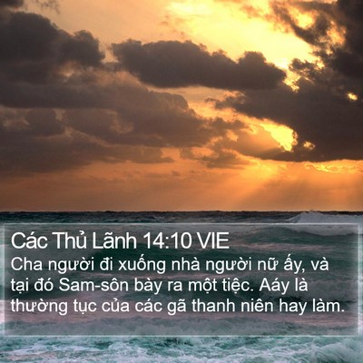 Các Thủ Lãnh 14:10 VIE Bible Verse Image