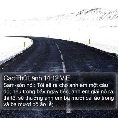 Các Thủ Lãnh 14:12 VIE Bible Verse Image