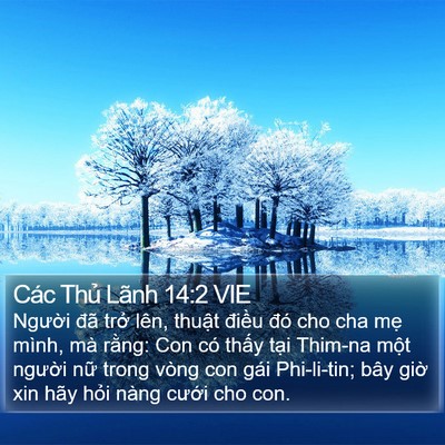 Các Thủ Lãnh 14:2 VIE Bible Verse Image