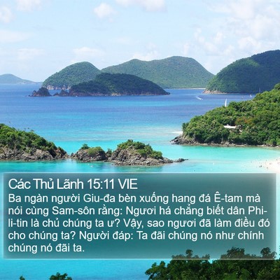 Các Thủ Lãnh 15:11 VIE Bible Verse Image