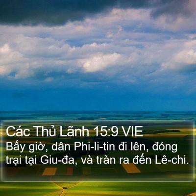 Các Thủ Lãnh 15:9 VIE Bible Verse Image