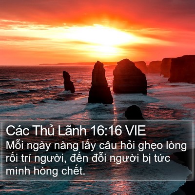 Các Thủ Lãnh 16:16 VIE Bible Verse Image