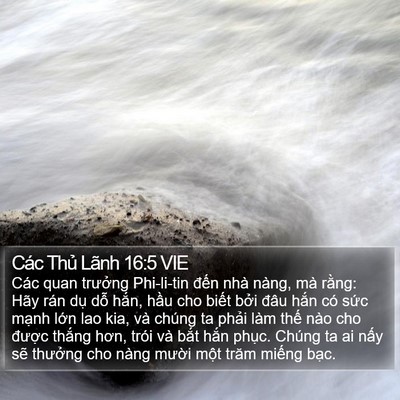 Các Thủ Lãnh 16:5 VIE Bible Verse Image