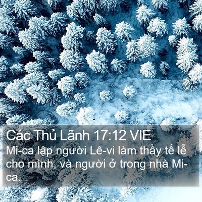 Các Thủ Lãnh 17:12 VIE Bible Verse Image