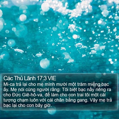 Các Thủ Lãnh 17:3 VIE Bible Verse Image
