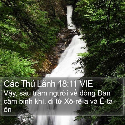 Các Thủ Lãnh 18:11 VIE Bible Verse Image