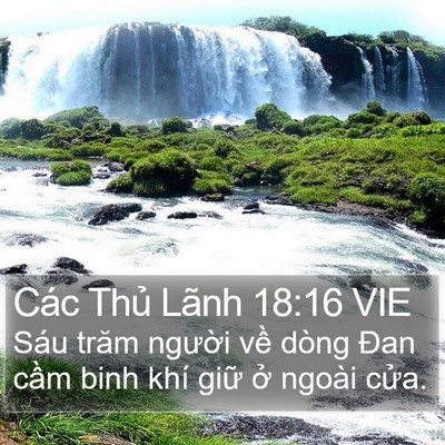 Các Thủ Lãnh 18:16 VIE Bible Verse Image