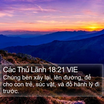 Các Thủ Lãnh 18:21 VIE Bible Verse Image