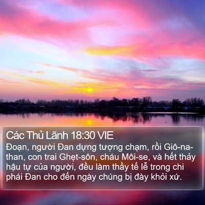 Các Thủ Lãnh 18:30 VIE Bible Verse Image